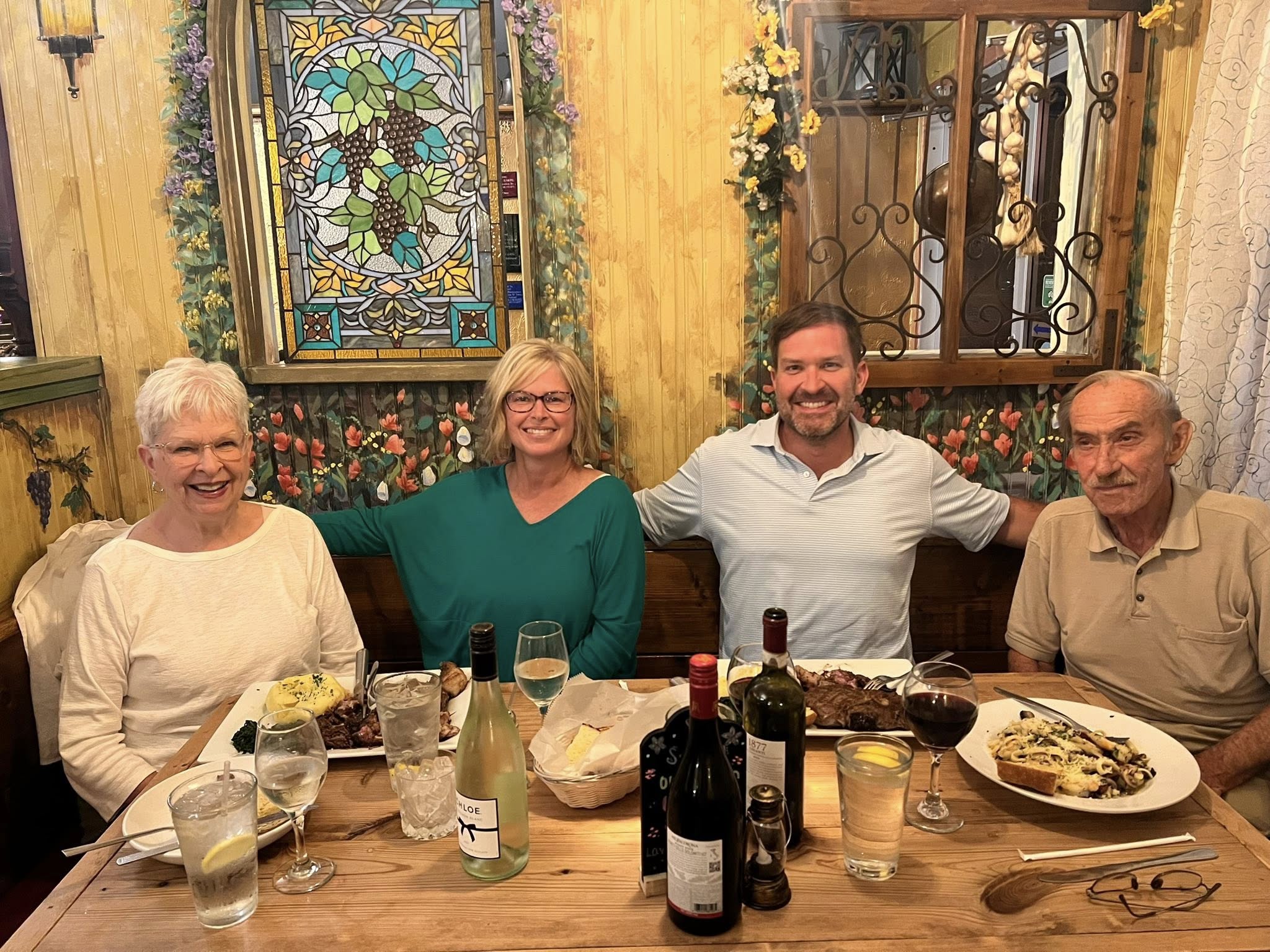 Family at DaVinci little Italian